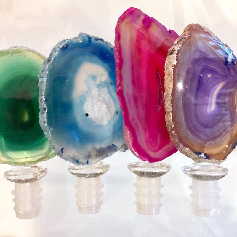 Agate Wine Stoppers | shoptaylorgray