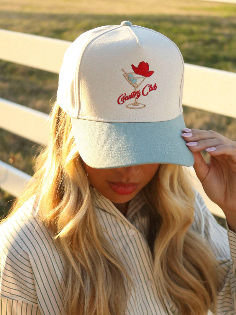 COUNTRY CLUB MARTINI TRUCKER HAT