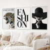 Modern Fashion Wall Art Set of 3. Leopard Print Aesthetic
