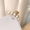 PEARL ALLOY GOLD HAIR CLAW CLIPS