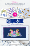 5.5x11 CHINOISERIE trinket tray insert set of 5