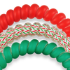 Sprial Hair Coils | Small | Santa Baby Hair Ties