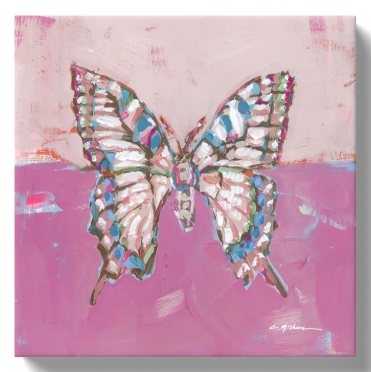 "Butterfly Kisses III" canvas  Chelsea McShane Art