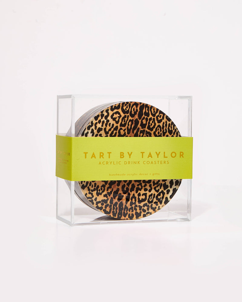 Leopard Print Coaster (set of 4)