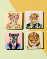 Big Cats (Set of 4) Coasters