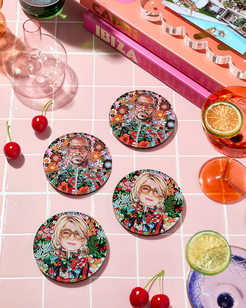 Best Buds Acrylic Drink Coaster: Individual Coaster