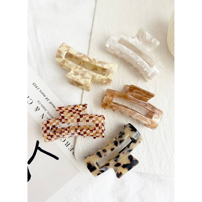 NEUTRALS Acetate Regular Size Hair Clip