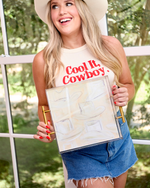 Wrangler Acrylic Tray With Gold Handles