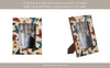 Wood and Resin Butterflies Photo Frame - Multi, 5x7 in.