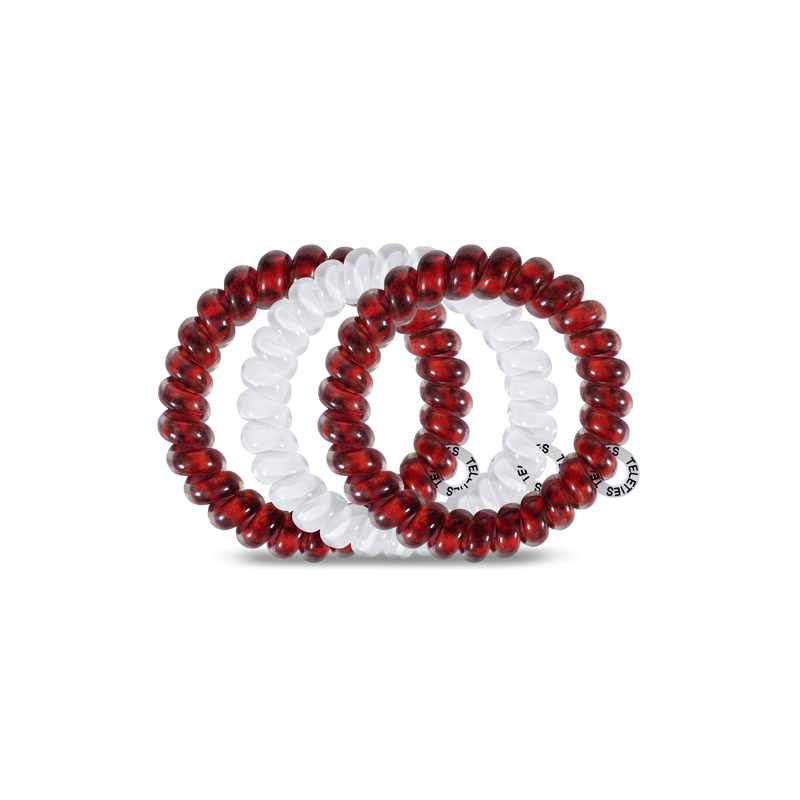 Spiral Hair Coils | Large | Univ. of Arkansas Hair Ties