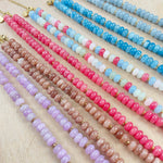 Angelos/// Angelite Beaded Necklace