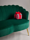 Checkered Gift Box Small Pillow