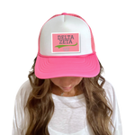 Sorority Trucker Hat w/ Patch - Collegiate Design