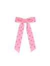 VELVET AND RHINESTONES BOW CLIP
