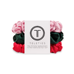 Silk Hair Scrunchie | Large | Poinsettia