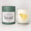 "Your Town" Christmas Custom 11oz Soy Candle All States