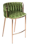 Milano Counter Chair - Green