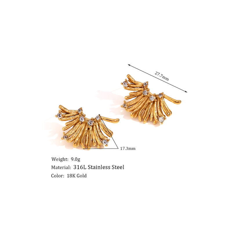 Starburst Earrings ~ Deep South Originals