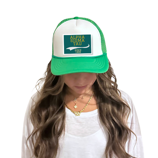 Sorority Trucker Hat w/ Patch - Collegiate Design