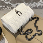 PLEATED CHAIN BAG ONE SHOULDER CROSSBODY