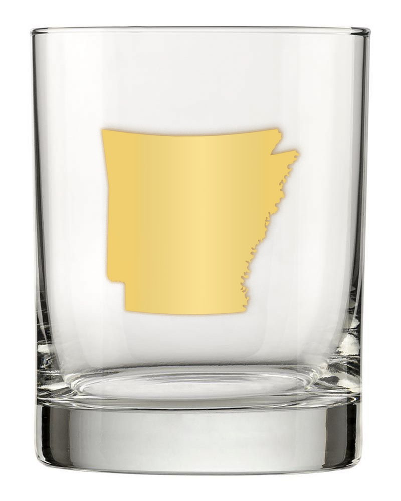 Arkansas 13.5oz Old Fashioned Rocks Cocktail Glass