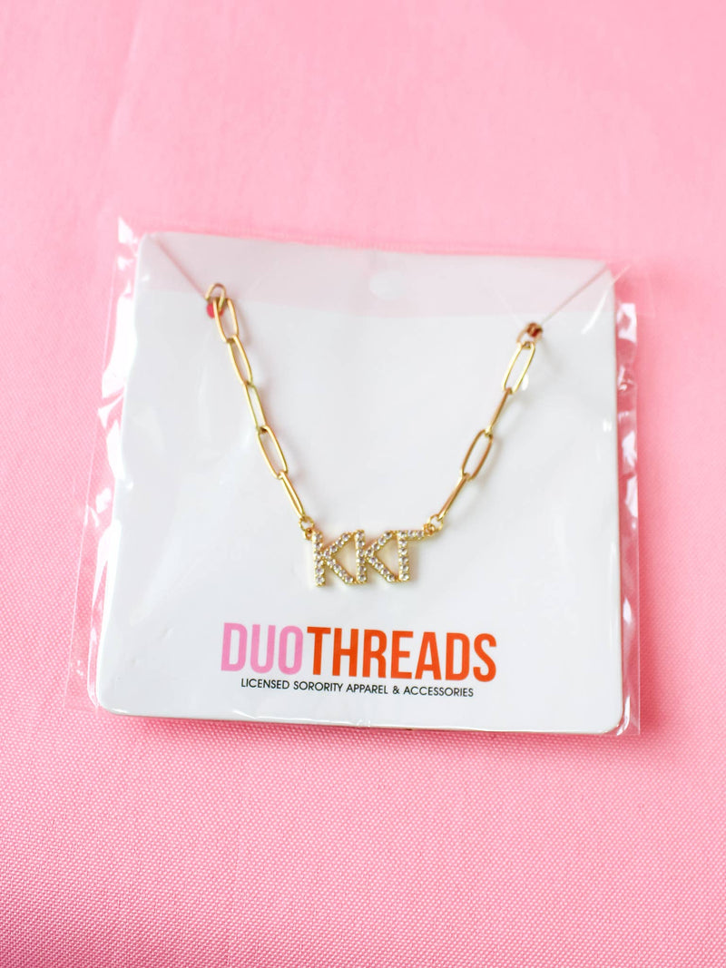 Rhinestone Sorority Necklace