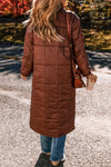 Quilted Puffer Mid-Length Coat