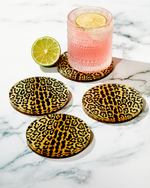 Leopard Print Coaster (set of 4)
