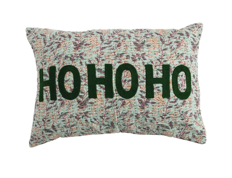 24”x16”Ho Ho Ho Pillow - Voile