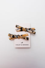 Kate Enamel Bow Barrette Set