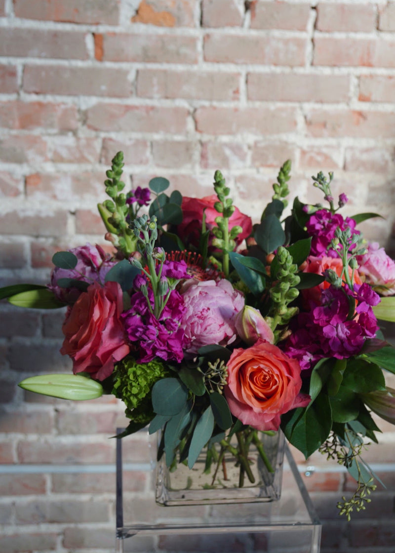 bright floral arrangement