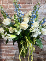 Serenity in Blue & White Arrangement