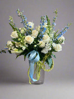 Serenity in Blue & White Arrangement