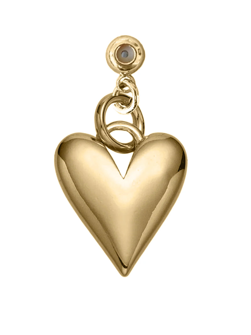 Vintage Heart Grip Charm