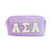 Chenille Sorority Cosmetic Bag