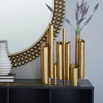 Contemporary Gold Metal Vase