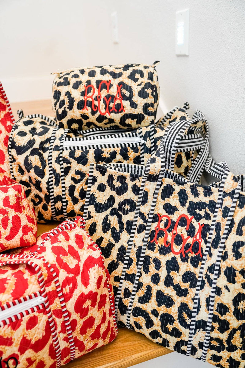 Quilted Block-Print - Leopard Collection