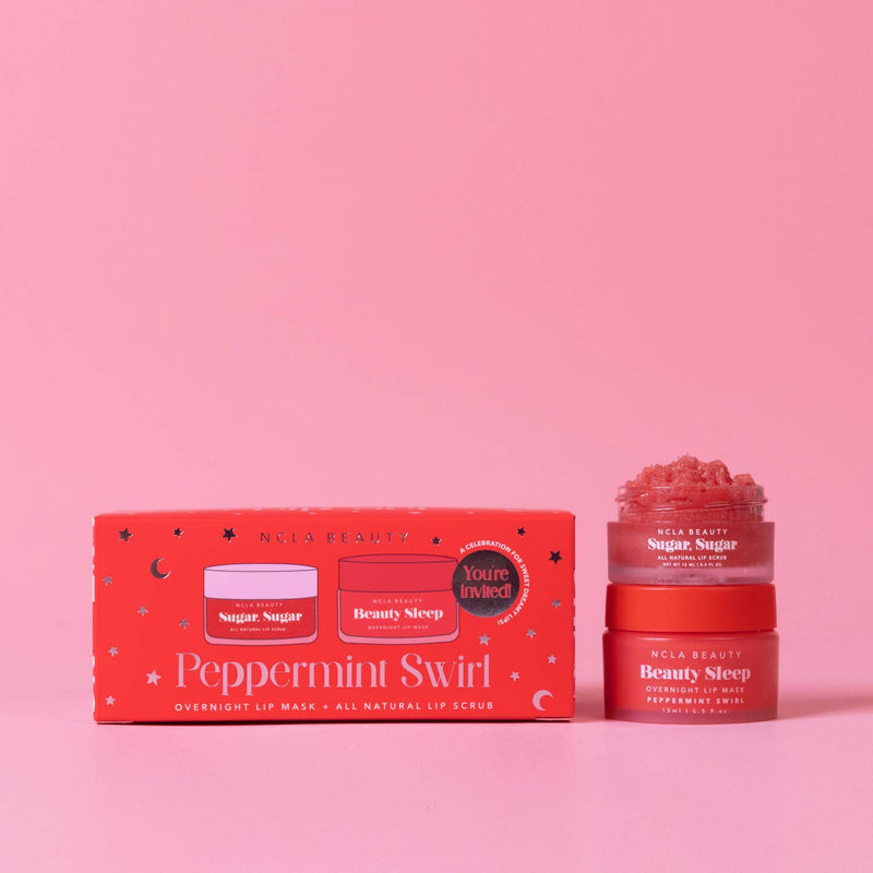 Slumber Party Lip Treatment Gift Set - Peppermint Swirl