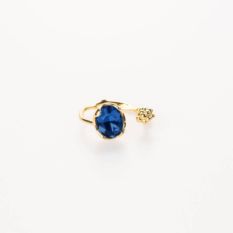 Emma Crystal Adjustable Birthstone Ring