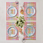 Gingham Paper Placemats