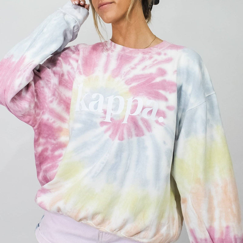 Custom Tie Dye Sorority Sweatshirt