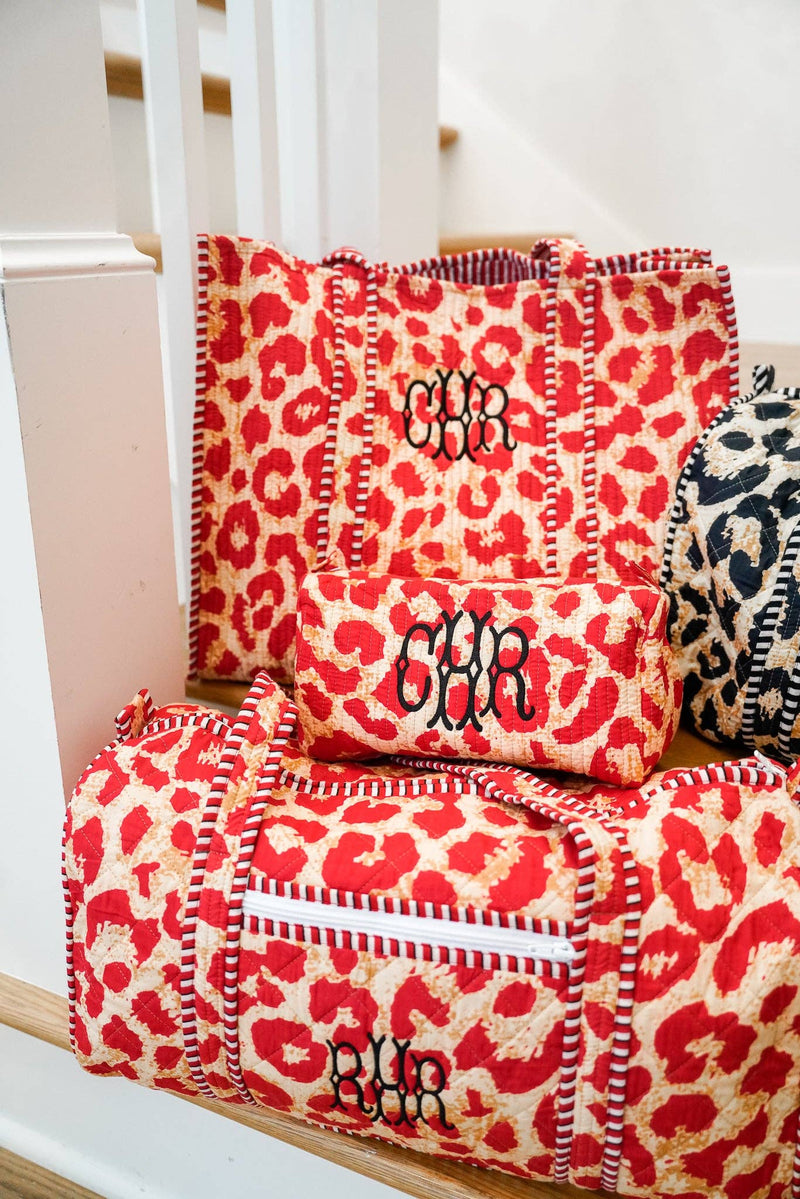 Quilted Block-Print - Leopard Collection