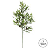 Vickerman 26" Green Olive Leaf Spray 3/pk