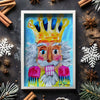Nutcracker Christmas Reproduction Print