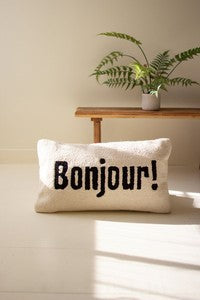 Bonjour! Pillow