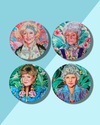 Golden Gals (Set of 4) Coasters