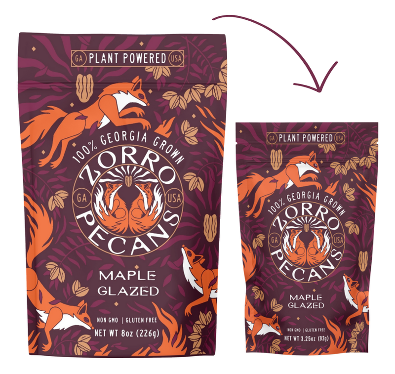 Maple Glazed Pecans - Mini 3.25oz