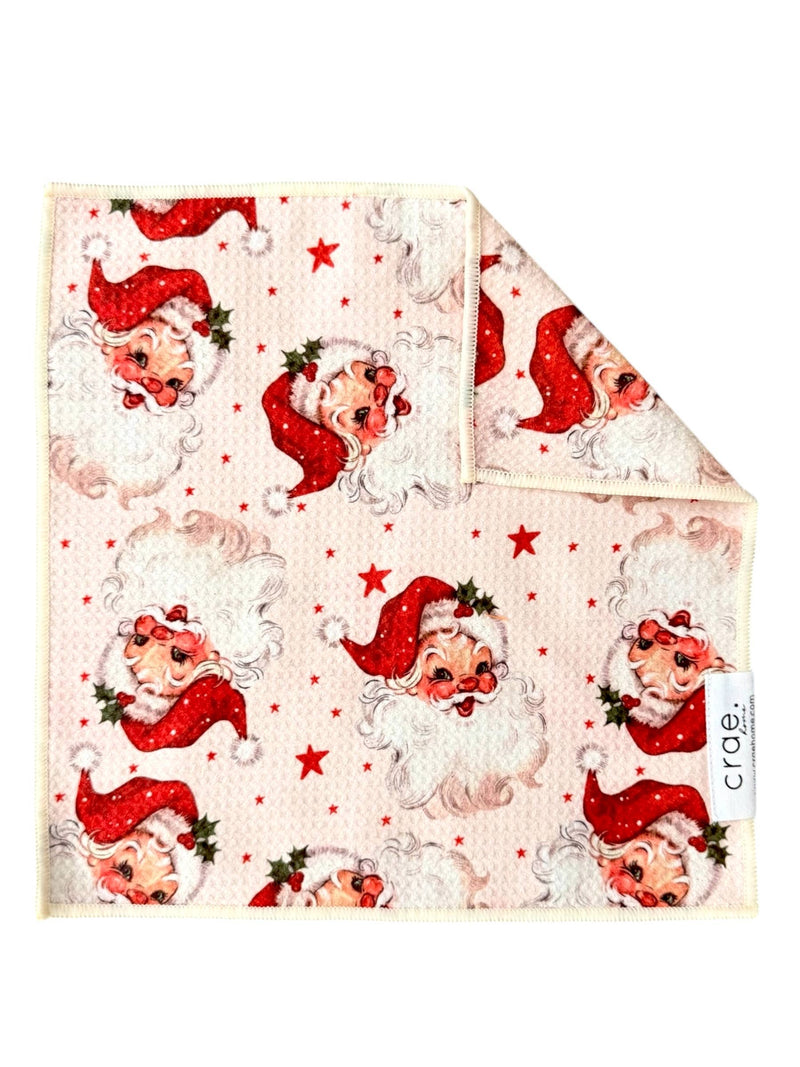 Merry McSanta: Double-Sided Washcloth