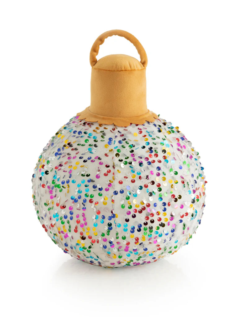 Sequin Merry Bauble Pillow