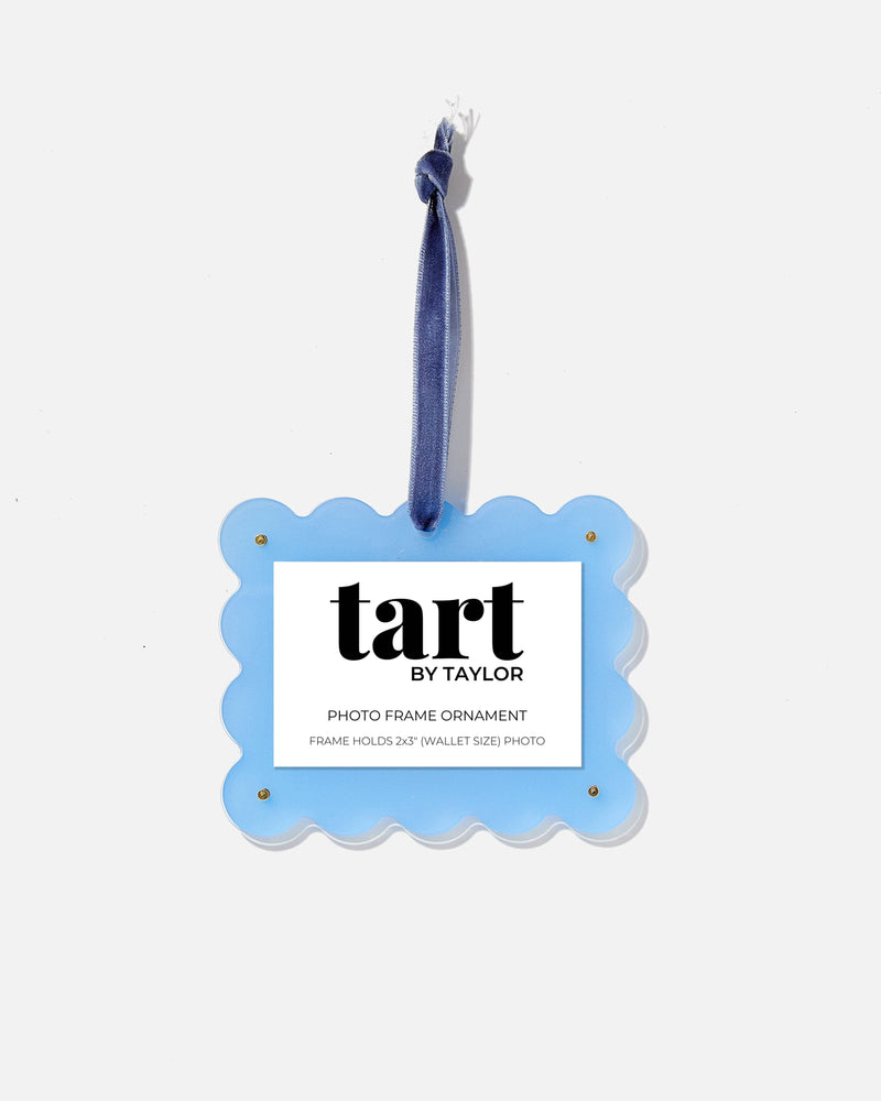 Denim Blue Frame Ornament